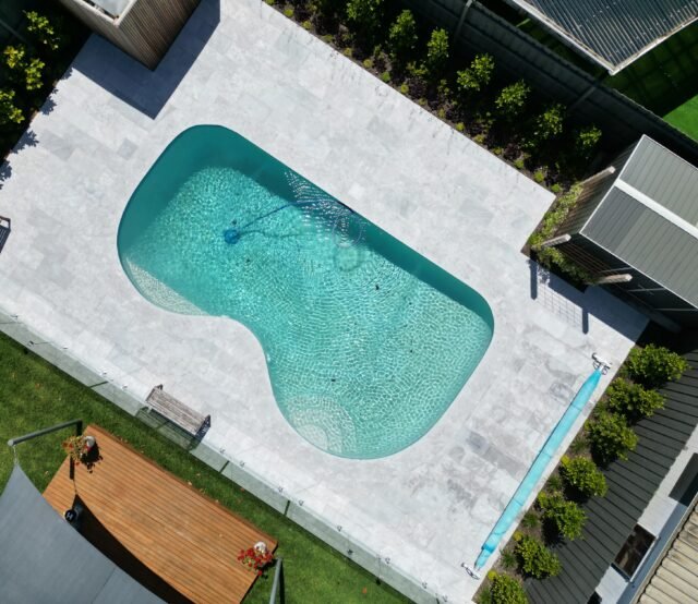 Vietnam Grey Marble Swimming Pool